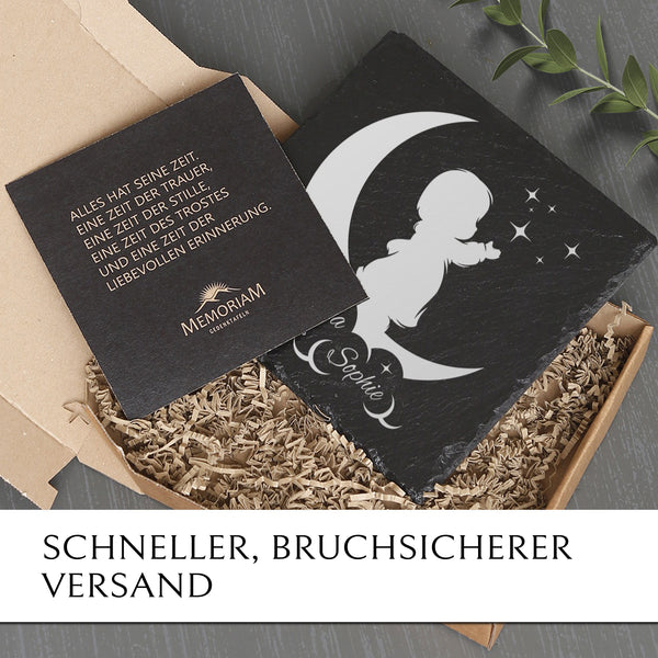 Laden Sie das Bild in den Galerie-Viewer, Kleiner Grabstein Sternenkind online kaufen mit MEMORIAM.