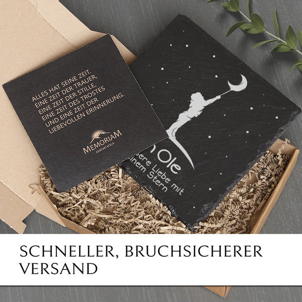 Grabstein für Kindergrab günstig online bestellen bei MEMORIAM Gedenktafeln.