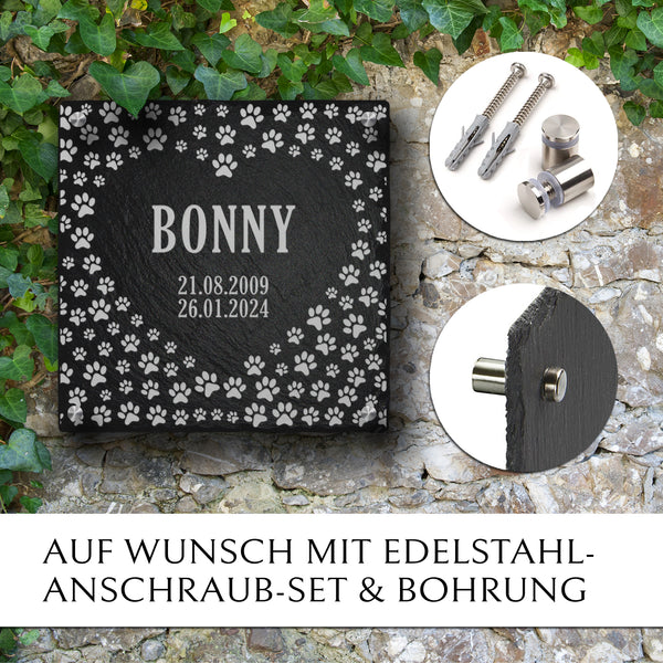 Laden Sie das Bild in den Galerie-Viewer, Günstiger Grabstein für Haustiere von MEMORIAM