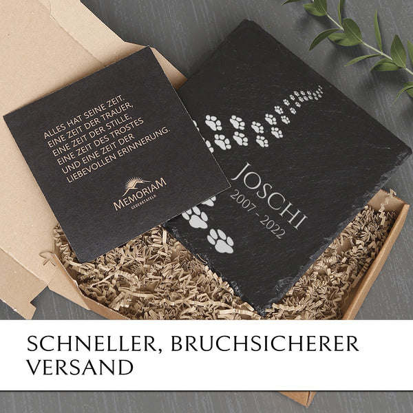 Laden Sie das Bild in den Galerie-Viewer, Gedenkstein für Katze & Hund online kaufen mit MEMORIAM