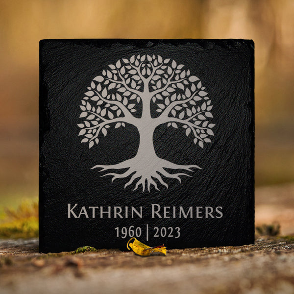 Laden Sie das Bild in den Galerie-Viewer, Grabstein für Urnen- & Baumgrab – inkl. Beschriftung & Design | MEMORIAM.