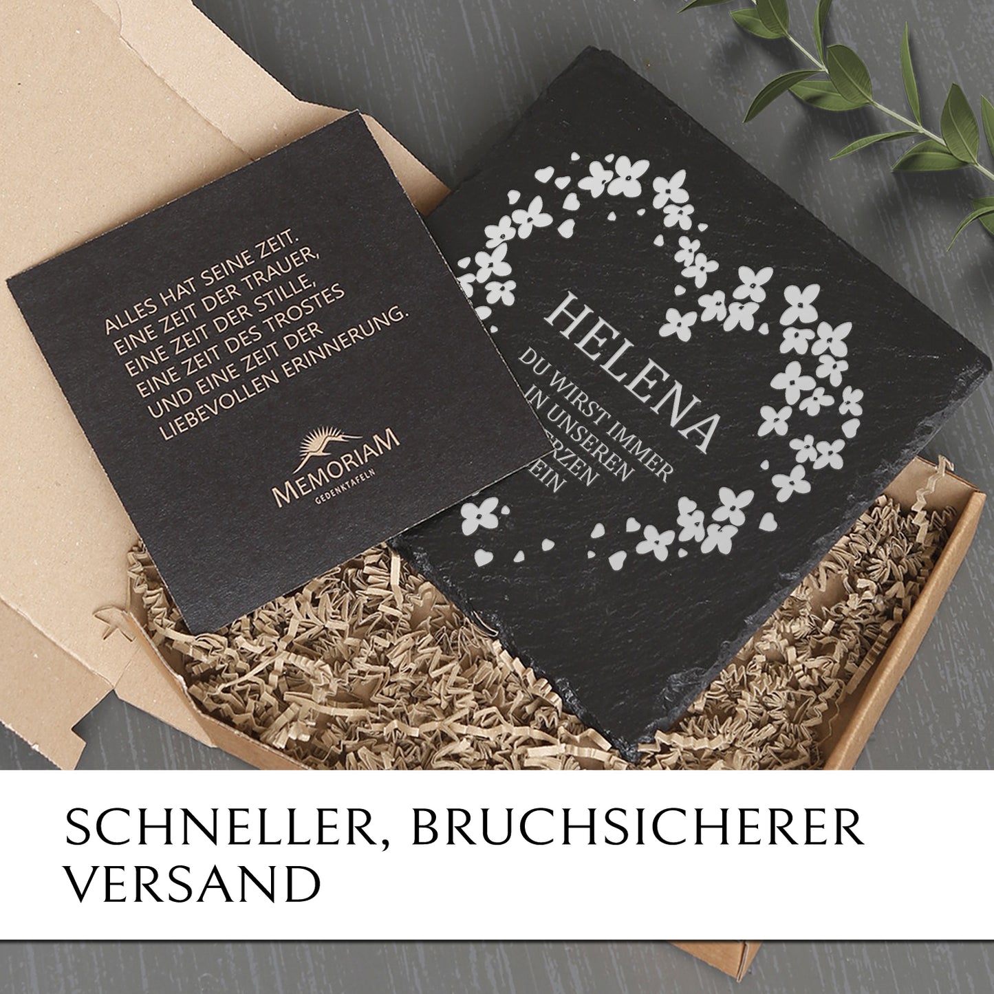 Grabschmuck mit Name für Grab & Beisetzung online bestellen | MEMORIAM.