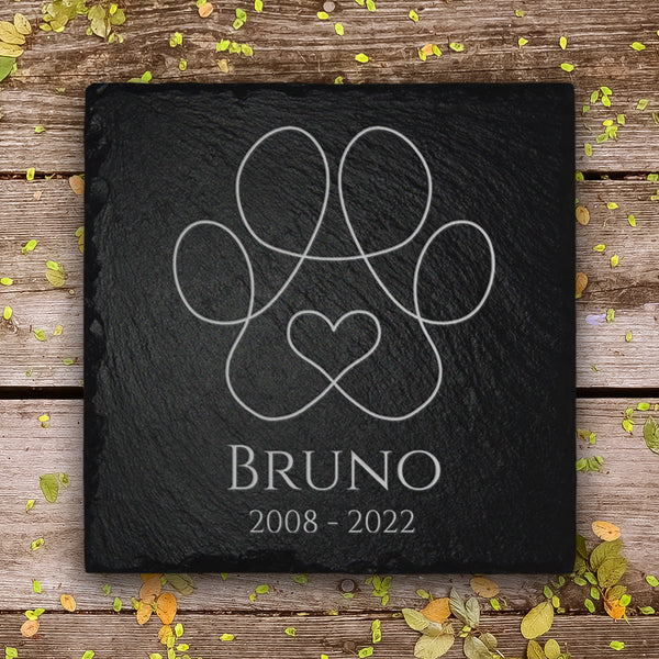 Laden Sie das Bild in den Galerie-Viewer, Grabstein für Hund & Katze von MEMORIAM Gedenktafeln.