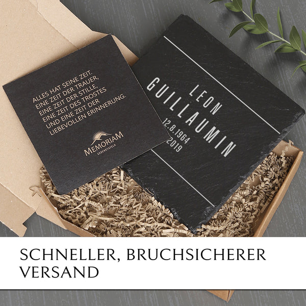 Laden Sie das Bild in den Galerie-Viewer, Grabsteinplatte für Erd- & Urnengrab online kaufen mit MEMORIAM.