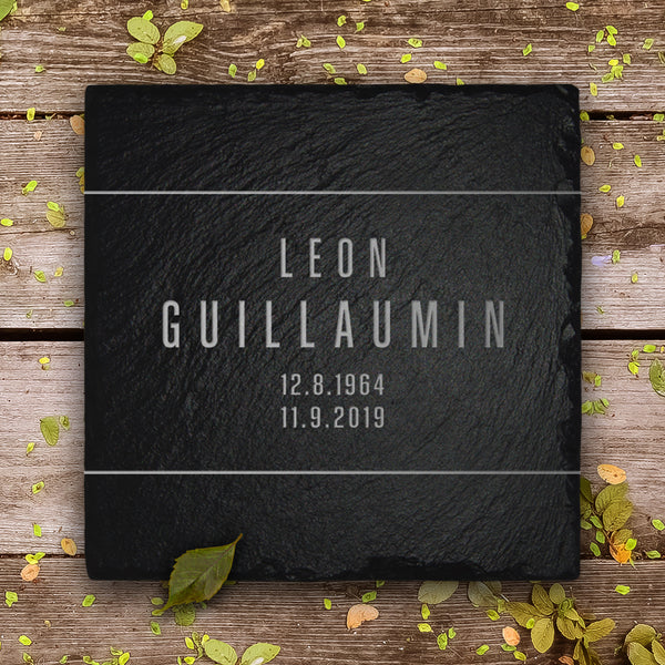 Laden Sie das Bild in den Galerie-Viewer, Kleine Grabsteinplatte für Erd- & Urnengrab von MEMORIAM.