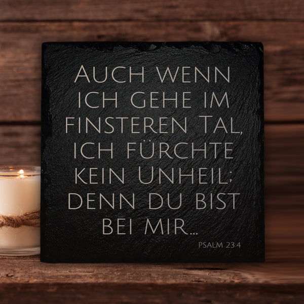 Laden Sie das Bild in den Galerie-Viewer, Grabschmuck “Psalm 23:4“ günstig online bestellen bei MEMORIAM.