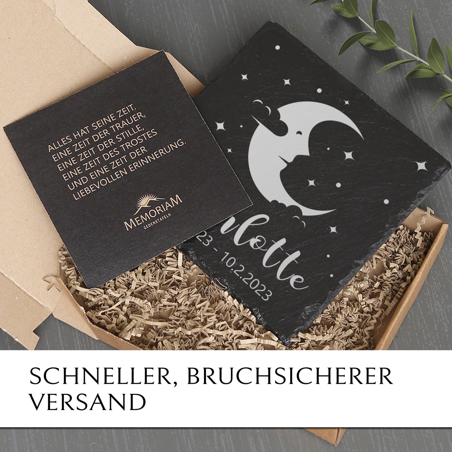 Gedenkstein Sternenkind online kaufen mit MEMORIAM