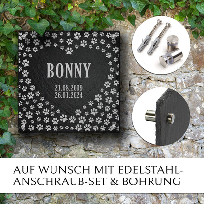 Günstiger Haustier-Grabstein für Katze und Hund von MEMORIAM