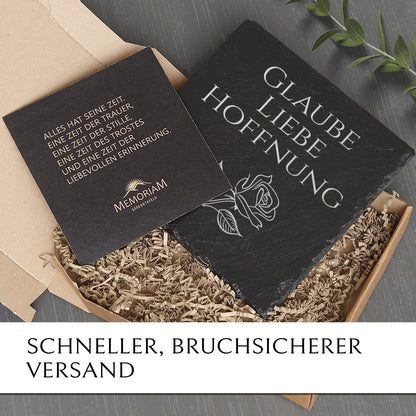 Grabschmuck “Glaube Liebe Hoffnung“ günstig online kaufen | MEMORIAM.