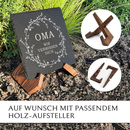 Grabschmuck für das Grab der Oma von MEMORIAM.
