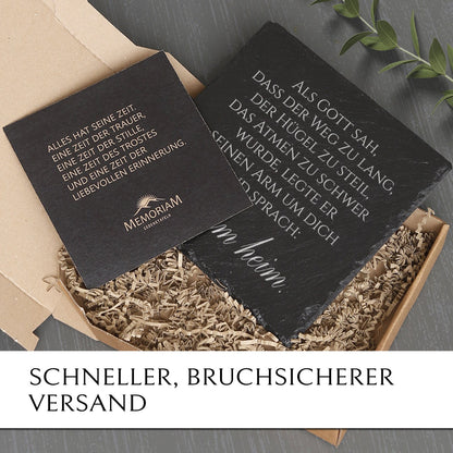 Grabschmuck mit Trauerspruch zur Beerdigung & Trauerfeier online kaufen | MEMORIAM Gedenktafeln. 