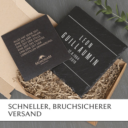 Grabsteinplatte für Erd- & Urnengrab online kaufen mit MEMORIAM.