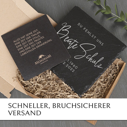 Grabplatte für Erd- & Urnengrab online kaufen mit MEMORIAM.