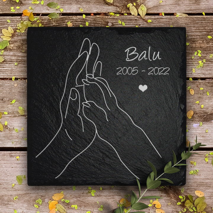 Kleine Grab- und Gedenktafel für Haustiere von MEMORIAM 