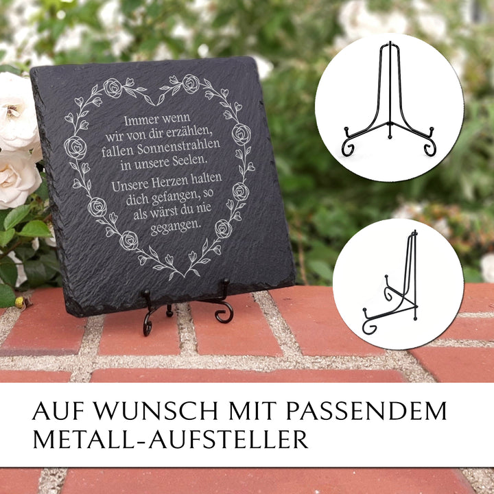 Trauergeschenk zur Beerdigung an Erd- &amp; Urnengrab | MEMORIAM.