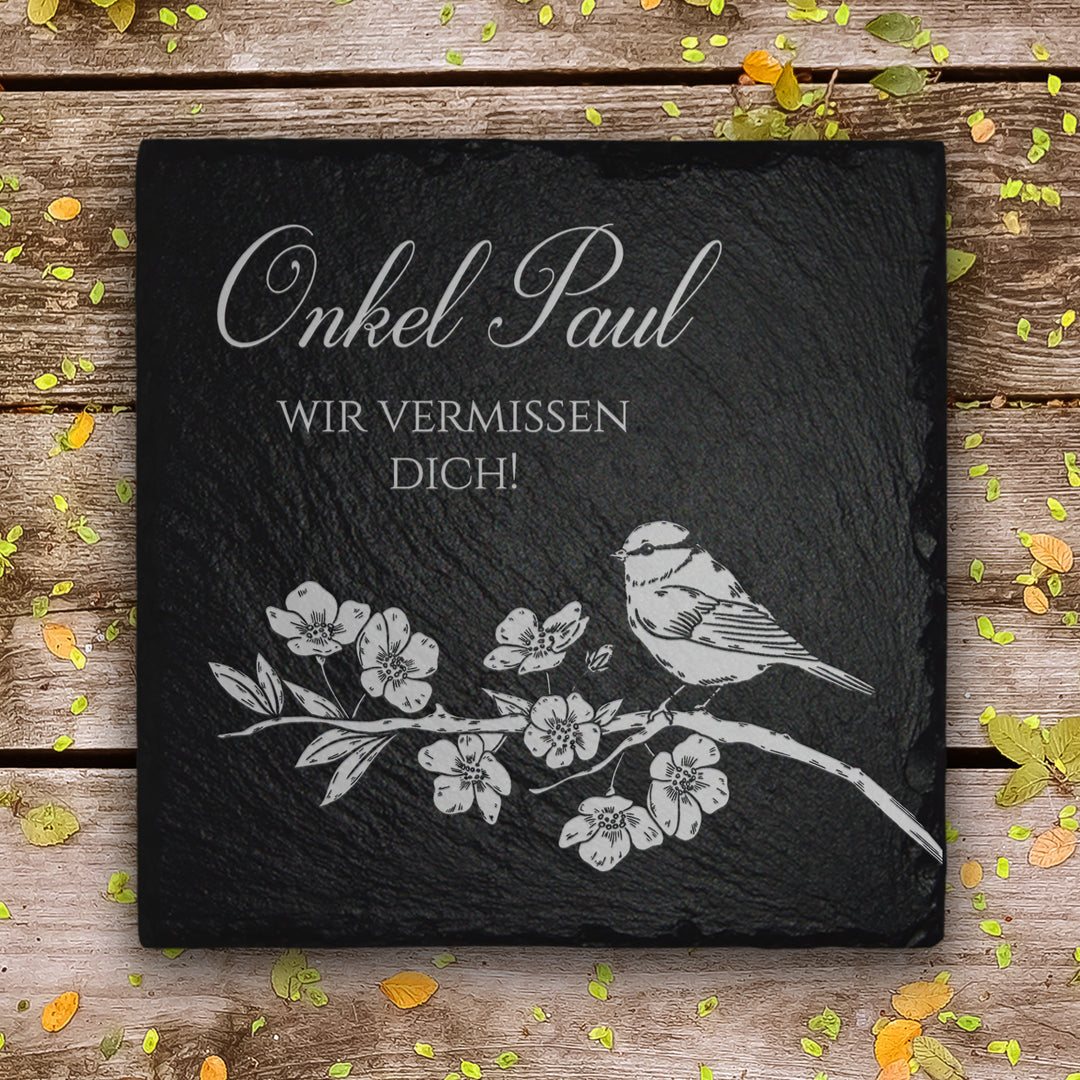 Trauerschmuck mit Name für Grab & Beerdigung von MEMORIAM.