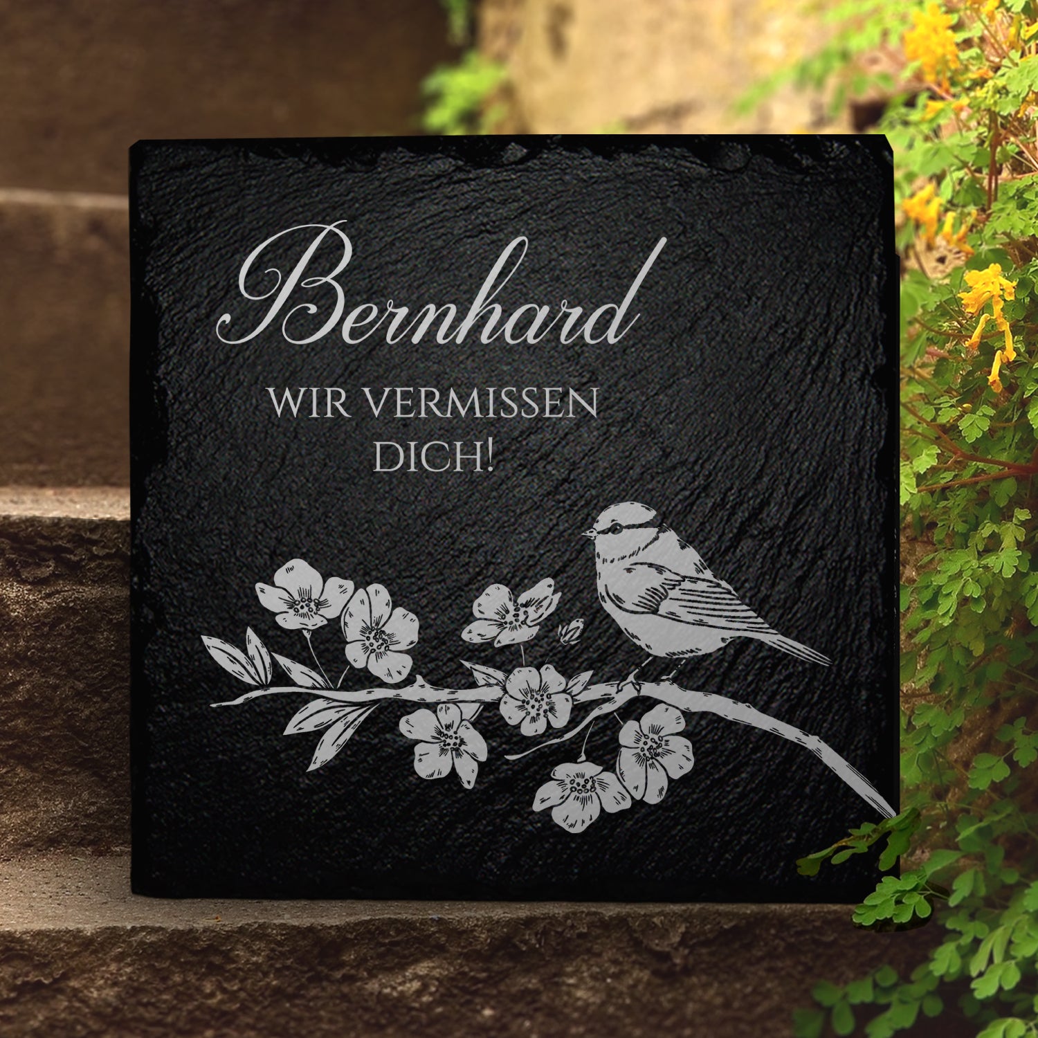 Trauerschmuck mit Name für Grab & Beerdigung online kaufen | MEMORIAM.