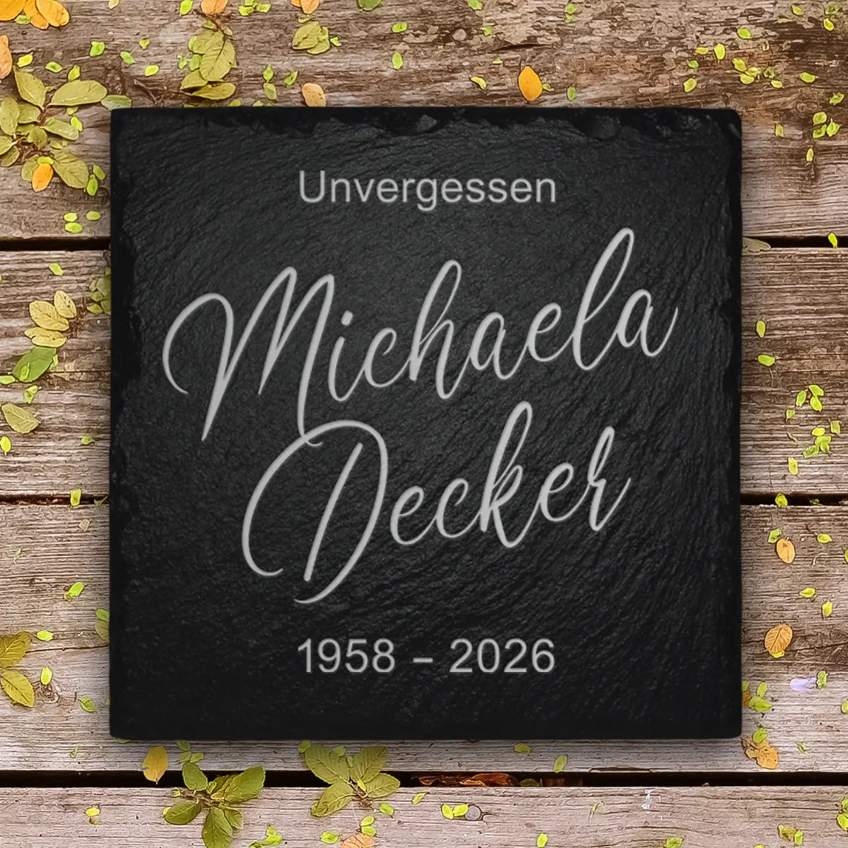 Grabstein für Urnengrab mit Beschriftung günstig online kaufen | MEMORIAM Gedenktafeln 