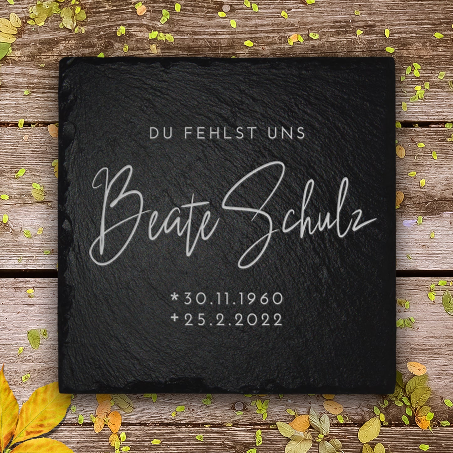 Kleine Grabplatte für Erd- & Urnengrab von MEMORIAM. 